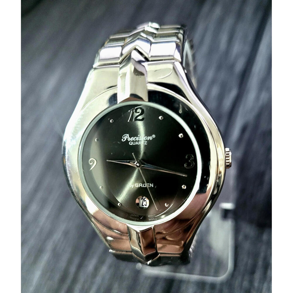 Rare Retro Vintage Gruen Precision Men's Dress Watch Mint